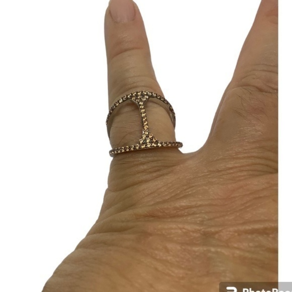 Sterling silver CZ ring